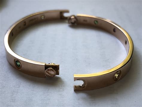 cartier screw bracelet|cartier bracelet how to open.